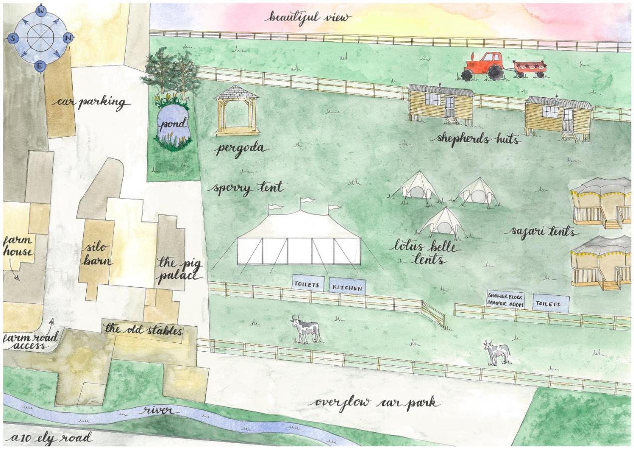 Fenland Retreats At Willow Grange Farm เคมบริดจ์ ภายนอก รูปภาพ